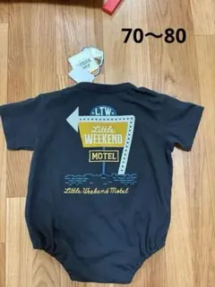 タグ付き　未使用　インフルエンサー　リトルウィークエンド　刺繍Tシャツ