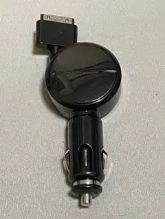 USED iPhone/iPodドックコネクター専用車載巻取り式給電ケーブル