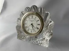 WATERFORD CRYSTAL シェル型置時計箱付き マーキス コレクション