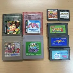 ゲームボーイ、ゲームボーイアドバンスソフト９点セット