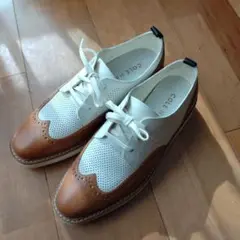 高級　コールハーン　レザー　オックスフォード25cm