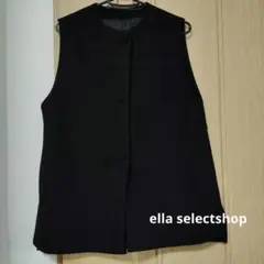 eLLa selectshop エラ　ジレ ベスト グレー mv30600-3a.jpg