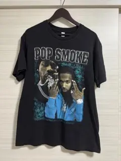 POP SMOKE グラフィックTシャツ ブラック