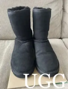 UGG アグ ムートンブーツ ブラック 24.0