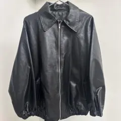 レザージャケット　ブラック