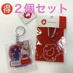 【お得‼️】大阪万博 ミャクミャク×ハローキティ アクリルキーホルダー 2個セット