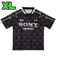 THROWBACK Foot Ball Jersey sony XL bal 黒