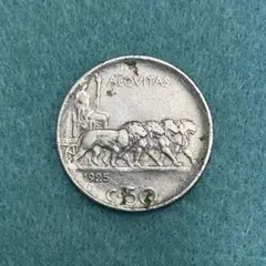 イタリアヴィットーリオエマヌエーレ3世30セント希少使用済切手。台紙付き。 ヴィットーリオ・エマヌエーレ3世の「豊穣の女神」！コイン