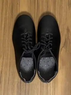 ✨タップダンス シューズ ✨黒 合成皮革 24.5㎝