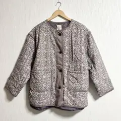 美品　サマンサモスモス　コーデュロイキルトジャケット　花柄