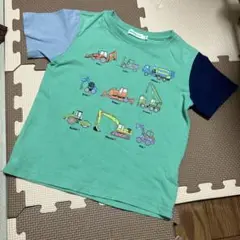 BEAMS mini 建設機械 Tシャツ　110
