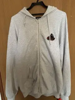 XLARGE グレー ジップアップパーカー