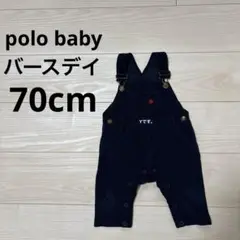 polo baby バースデイ　サロペット　コーデュロイ 70 cm