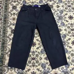 90s silver tab black baggy Levi's