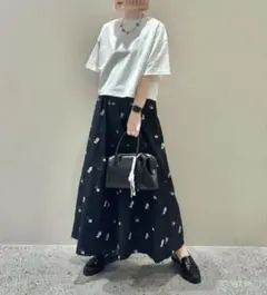＜HYKE＞クロップド Tシャツ