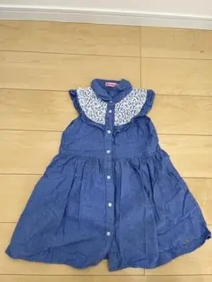 KissDrop デニムノースリーブワンピース 130