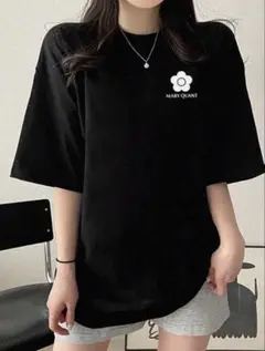 【新品】マリークワント 半袖 Tシャツ ブラック XL MARYQUANT