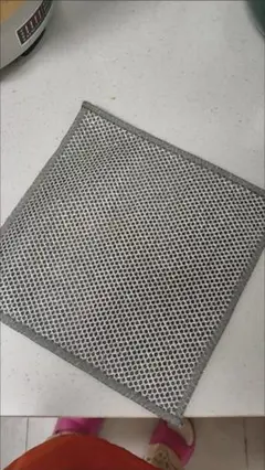 グレー メッシュ 正方形マット