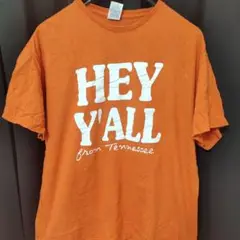 12 HEY Y'ALL Tシャツ Lサイズ オレンジ