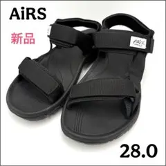 新品【MONO-MART】AiRS別注 ストラップ ベルクロサンダル 28.0