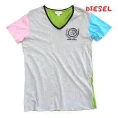 【DIESEL】ディーゼル　半袖　Vネック　Tシャツ　0318