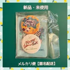 ディズニーリゾート サマー クールオフ【ステッカー＆缶バッジセット】②