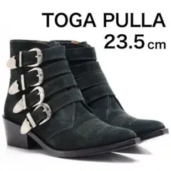 ★TOGA PULLA トーガプルラ スエードウエスタンブーツ 23.5 37