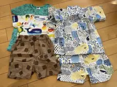 【A】まとめ売り／甚平100 Tシャツ92 ロンT90