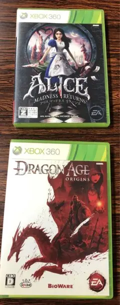 ALICE MADNESS RETURNSとDRAGON AGE ORIGINS