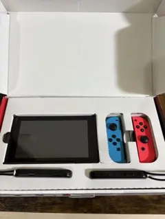 Nintendo Switch本体 任天堂箱あり付属品完備動作確認初期化済み即日
