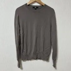 UNIQLO Mサイズ ブラウン ニットセーター