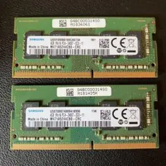 Samsung DDR4 8GB (4GBx2)2400MHz メモリ