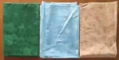 ハギレ生地　むら染め3枚セット(綿)