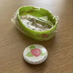 未使用Coccoこっこ25thぞうさんラバーリストバンド＆20th缶バッジセット