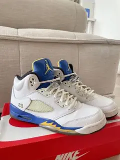 ナイキ エアジョーダン5 レトロ ジェイエスピー レネリー バーシティ ロイヤル Jordan 5 Retro JSP Laney Varsity Royal Men's - CD2720-400 - US