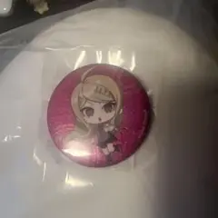 ダンガンロンパ 赤松楓　グリッター缶バッジ