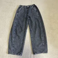 150 デニムパンツ　バルーンパンツ