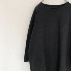 USA購入 無地 グレー オーバーサイズ Tシャツ
