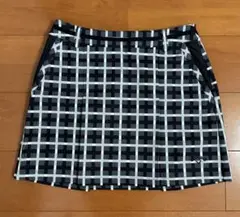 【美品】Callaway／キャロウェイ　スカート　　黒　チェック　Mサイズ