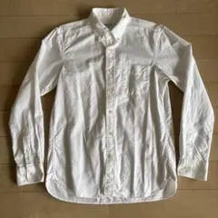 無印良品　長袖白シャツ　Ｌサイズ　美中古