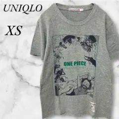 ユニクロUT　ワンピースコラボTシャツ 　ONE PIECE　半袖　XS　グレー