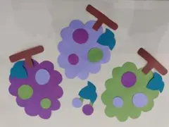 カラフルなブドウ形状パーツセット