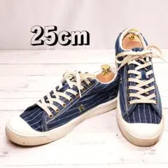 【限定】REGAL×山陽染工 ウォバッシュデニム ローカットスニーカー 25cm