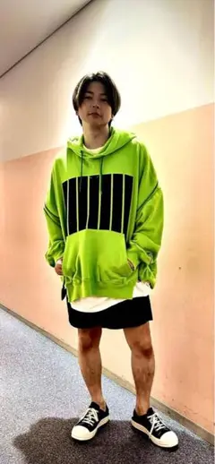 FACETASM 7BARS ZIPPER HOODIE 増田貴久さん着用