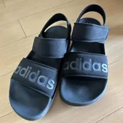 adidasサンダル　24.5 ブラック