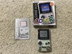 【ジャンク品】ゲームボーイカラー　クリア　CGB-001 箱　説明書