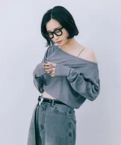 BABYLONE miller×柳橋唯コラボTEE 黒