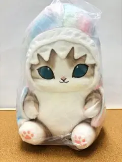 『新品』モフサンド mofusand パステルサメにゃんBIGぬいぐるみ 1点