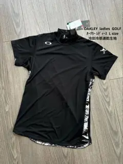 新品 レディース OAKLEY オークリー ゴルフモックネック 冷却冷感速乾 L