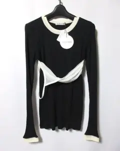 AKIKO AOKI アキコアオキ カシミヤ混 ニット カットソー 長袖Tシャツ